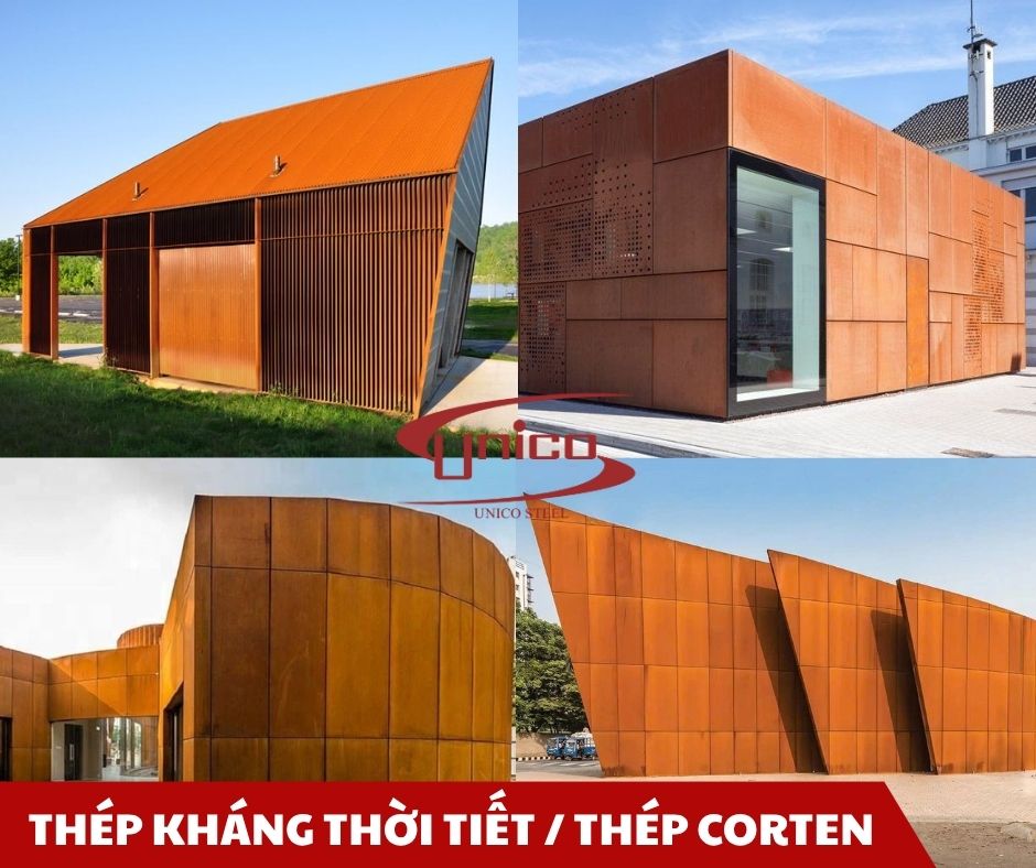 Thép kháng thời tiết/ Thép Corten - Unico Steel